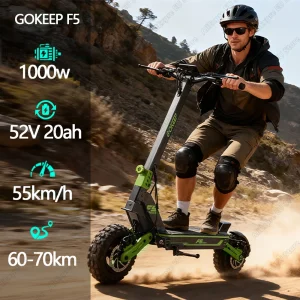 GOKEEP F5 Foldable EScooters 1000W Motor