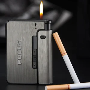 Automatic Cigarette Case, Lighter Not Included