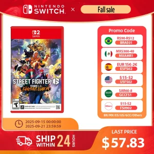 STREET FIGHTER 6 Year 1-2 Fighters Edition - Original Physical Game Card for Nintendo Switch 2