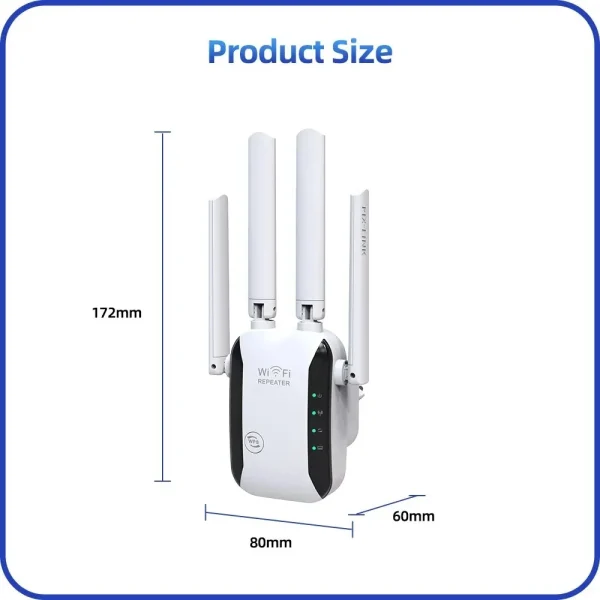 Wireless WiFi Signal Amplifier - Tchalla Electronixs